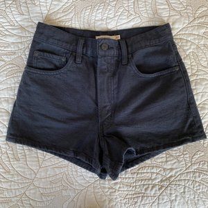Levi's High-waisted Ribcage Shorts